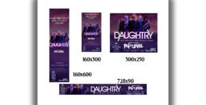 Daughtry Web Ads Example